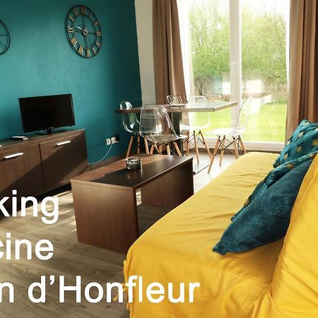 Charmant 2 Pieces Proche D Honfleur, Piscine En Saison, Parking Gratuit, Wifi Équemauville Esterno foto